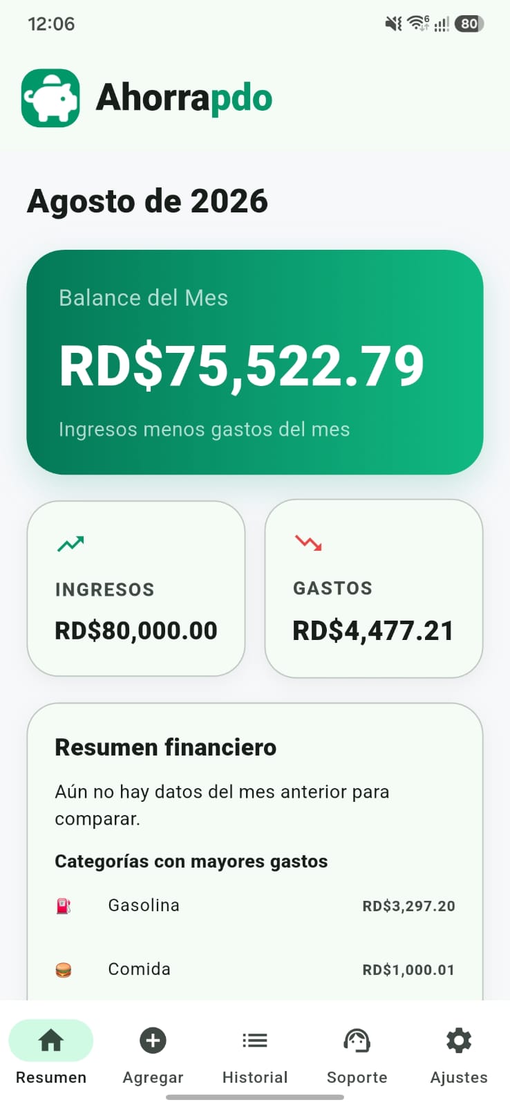 Ahorrapdo funcionando en un Samsung Galaxy S25 Plus